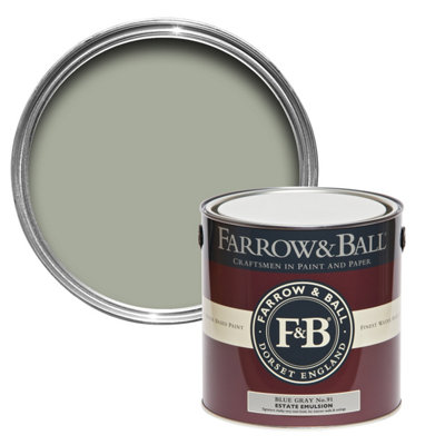 Farrow & Ball Exterior Masonry Mixed Colour Paint 91 Blue Gray 5L