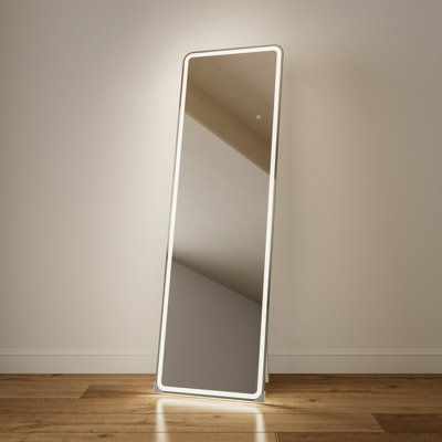 Fascinate Curved Full Length Illuminated Hollywood Mirror 160x50cm