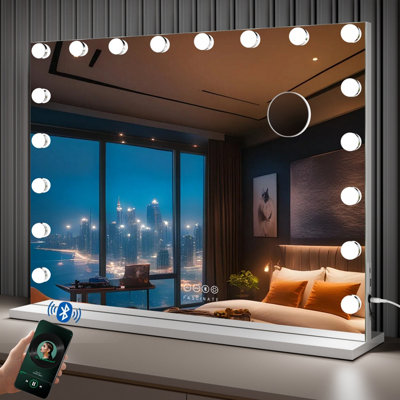 FASCINATE Hollywood Vanity Mirror Xtra Large 18 Dimmable LED