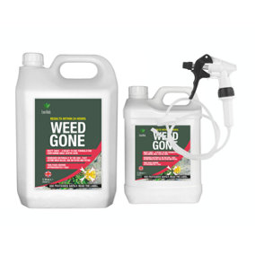 Fast Acting Weedkiller Weed Gone 5L and 2.5L With Long Hose Trigger