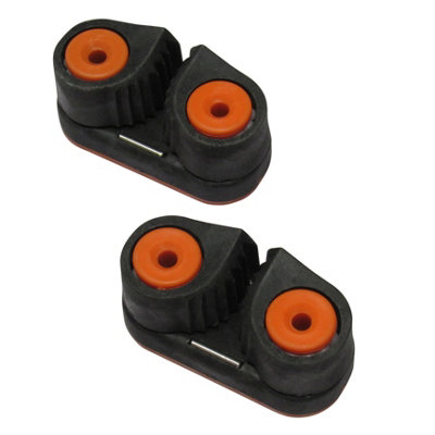 Fast Entry Nylon Cam Cleats X2 (3MM - 6MM Rope Toothed Pulley Clamp)