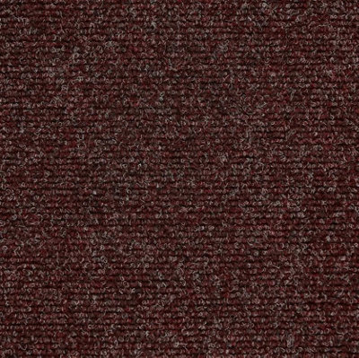 Fast Track Cord Commercial Carpet by Remland (Mulberry, 3m x 2m)