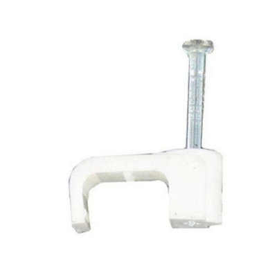 Fastpak 1.0mm Flat T & E White, VP1536