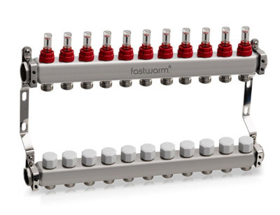 Fastwarm 11 Port Underfloor Heating Manifold