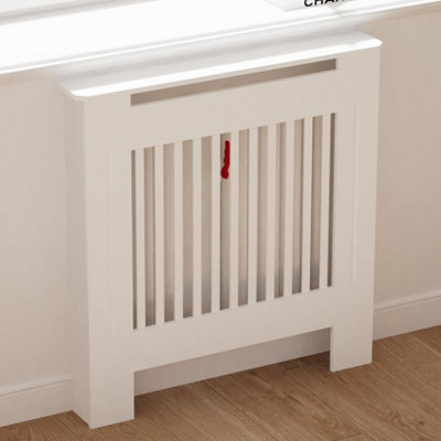 FATIVO Vertical Radiator Cover Grill Shelf Cabinet MDF Wood (19D x 78W ...