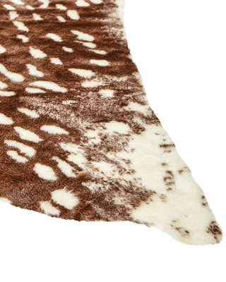 Faux Fur Area Rug 150 x 200 cm Brown KNOLL