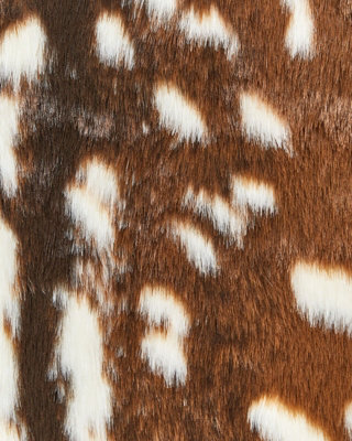 Faux Fur Area Rug 150 x 200 cm Brown KNOLL