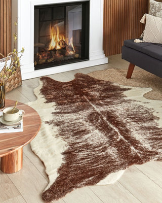 Faux Fur Area Rug 150 x 200 cm Brown ZEIL