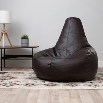 Big brown on sale bean bag