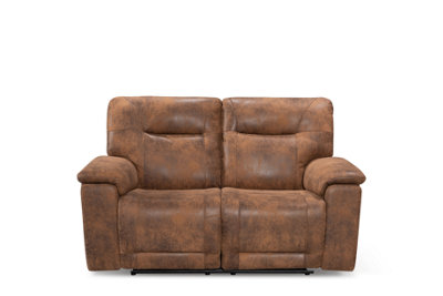 faux-leather-suede-brown-2-seater-manual-recliner-sofa