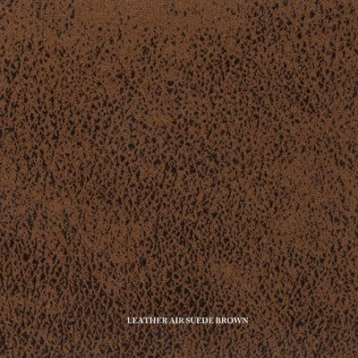Faux Leather Suede Brown Lydia Accent Chair