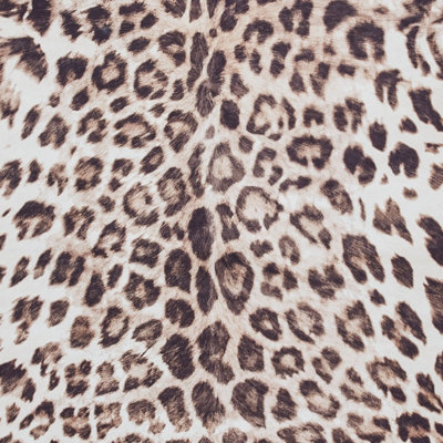Faux Leopard Print Brown Beige Abstract Animal Cowhide Modern Rug for Living Rug for Living Room and Bedroom-130cm X 155cm
