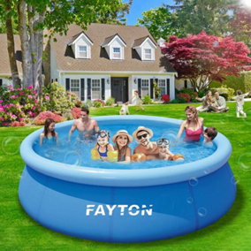 Fayton Large Family Paddling Pool Easy Set 10ft