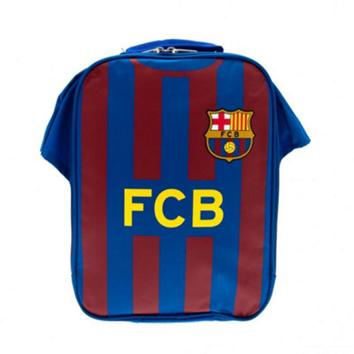FC Barcelona Kit Lunch Bag Red/Blue (One Size) DIY at B&Q