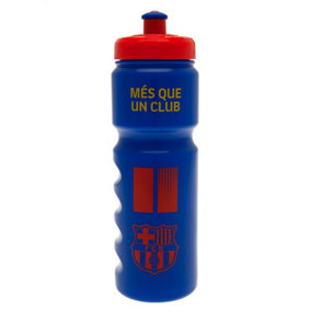 FC Barcelona Més Que Un Club Plastic Water Bottle Blue/Red/Yellow (One Size)
