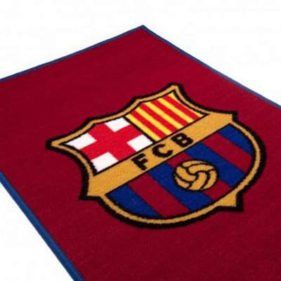 FC Barcelona Rug Burgundy (One Size)