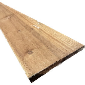 Feather Edge Fencing Boards 120mm(W) x 12mm(T) x 600mm(L) In Packs Of 10 Lengths