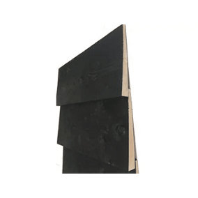 Featheredge Black Painted Softwood Bulk (L) 4.8m (W) 175mm (T) 22mm  4 pieces (1 bundle)