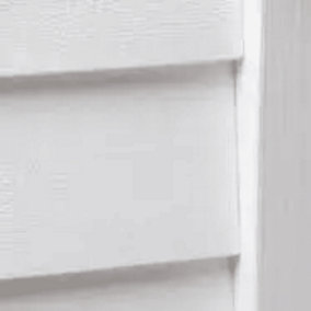 Featheredge White Rebated Painted Softwood Bulk (L) 4.8m (W) 175mm (T) 22mm Pack of 56 pieces (14 bundles)