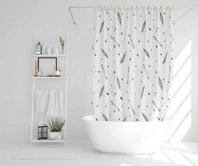 feathers and arrows in boho style (Shower Curtain) / Default Title Price Comparisons | Compare The Build