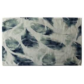 Feathers fantastic birds  seamless pattern (Bath Towel) / Default Title