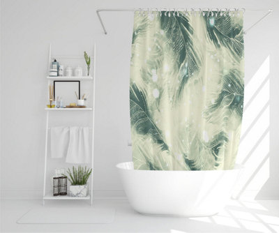 Feathers fantastic birds with decorative ornaments (Shower Curtain) / Default Title Price Comparisons | Compare The Build