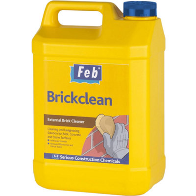 Feb Brickclean External Brick Cleaner Concrete Patio Cleaner 5 Litre ...