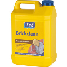 Feb Brickclean External Brick Cleaner Concrete Patio Cleaner 5 Litre
