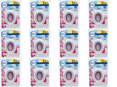 Febreze 2in1 Bathroom / Small Spaces Air Freshener Blossom & Breeze 7.5 ml. (Pack of 12)