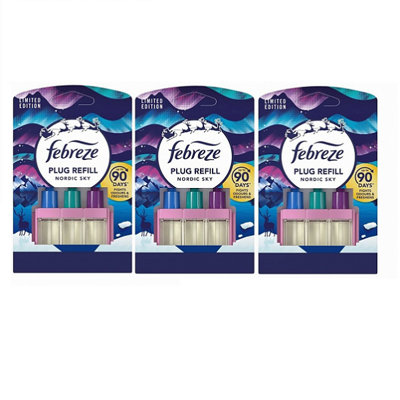 Febreze 3 Volution Ambi Pur Nordic Sky Air Freshener Refill ( 3 x 20ml)