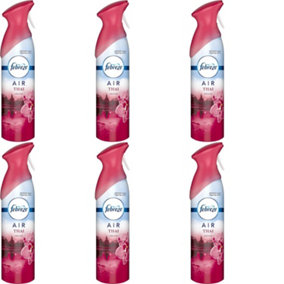 Febreze Air Effects Air Freshener Can Spray party fragrance- Thai orchid 300ml (Pack of 6)