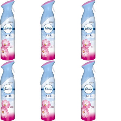 Febreze Air Freshener Spray Blossom and Breeze, 300 ml (Pack of 6