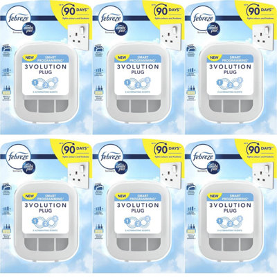 Febreze AmbiPur 3Volution Plug-In Refill Diffuser Machine (Pack of 6)