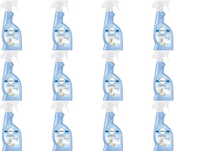 Febreze Fabric Freshener Spray Cotton Fresh , 375 ml (Pack of 12)