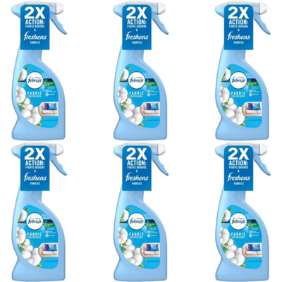 Febreze Fabric Freshener Spray Cotton Fresh , 375 ml (Pack of 6) DIY
