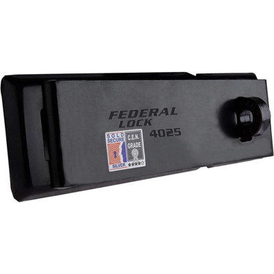 Federal 4025 High Security Hasp & Staple Weatherproof Anti Cut Corrosion Resistant Heavy Duty