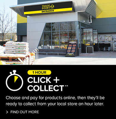 1 hour click and collect ** Terms and conditions apply which are available at the bottom of this page. Choose and pay for your products online, then they'll be ready to collect from your local store an hour later. Find out more.