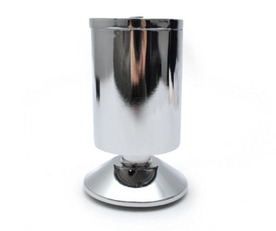 Feet Legs Sofa Beds Cupboard Cabinets Kitchen Furniture 100mm - Colour Chrome Price Comparisons | Compare The Build