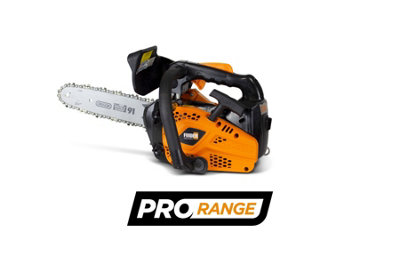Feider FELPRO25 Top-Handle Petrol Arborist's Chainsaw - 25cm Guide Bar, 25.4cc Engine, Lightweight, Anti-Vibration - 4