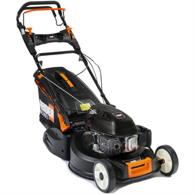 Feider TR4870ES Variable Speed Petrol Rear Roller Lawnmower with Electric Start