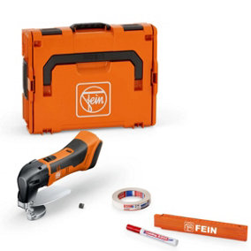 Fein ABLS 18 1.6 E AS 18V AMPShare Cordless 1.6mm Sheet Metal Shear in Carry Case - 71300662000