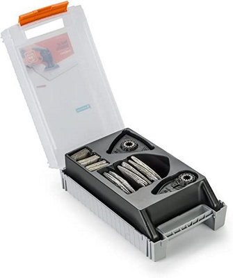 Fein Best of Sanding 63PC Multi Tool Set 35222967040 Starlock E-Cut + Case
