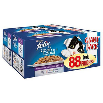 Felix Agail Favourites Cat Food 88x100g Price Comparisons | Compare The Build