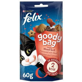 Felix Goody Bag Mixed Grill 60g (Pack of 8)