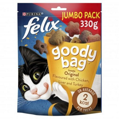 Felix Goody Bag Original Mix Cat Treats 330g (Pack of 5)