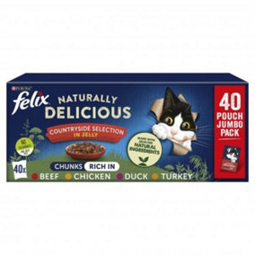 Felix Naturally Delicious Countryside Selection Cat Food 4