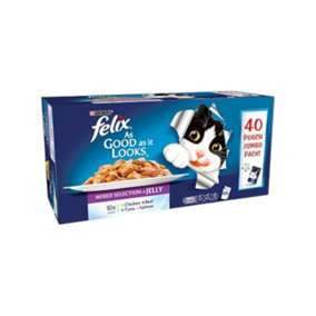 Felix Original Mixed Selection In Jelly Cat Food 40x100g