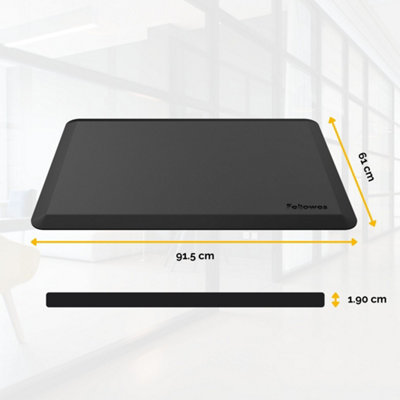Fellowes Anti Fatigue Standing Mat Everyday Sit Stand Desk Mat for Use ...