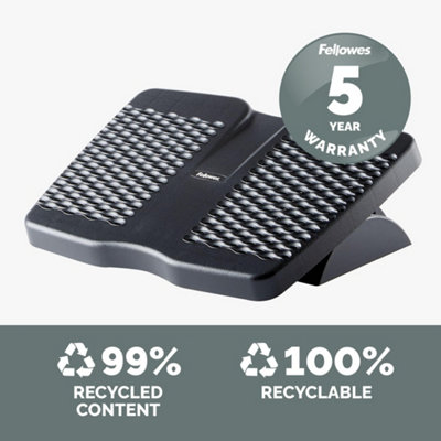 Fellowes Foot Rest Under Desk - Refresh Foot Support Ergonomic Foot ...