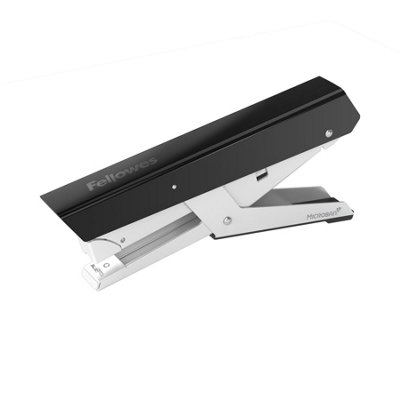 Fellowes Jam Free Stapler Plier 40 Sheet Capacity Full Strip Manual Stapler Uses Both 24/8mm & 26/8mm Staples Black